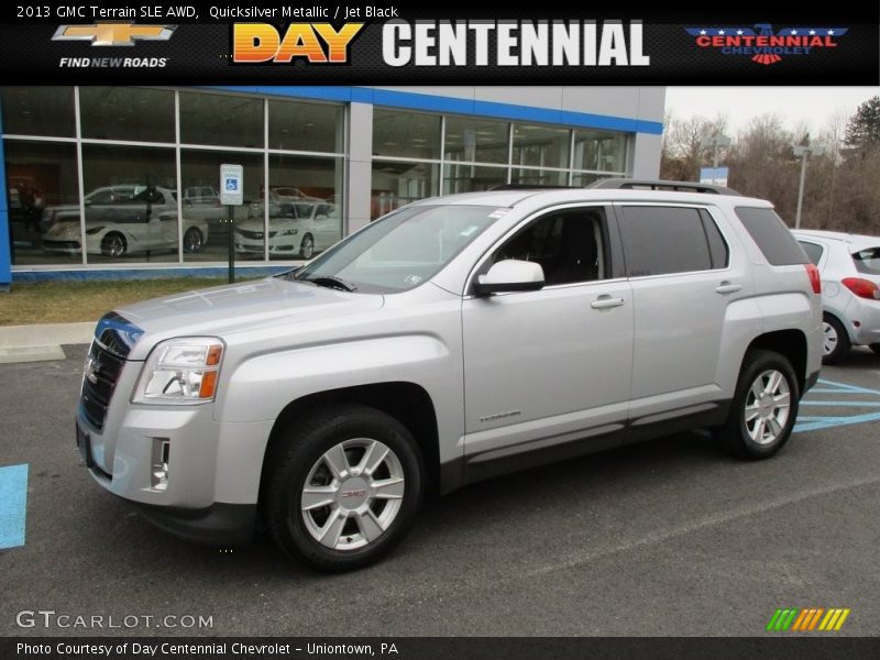 Quicksilver Metallic / Jet Black 2013 GMC Terrain SLE AWD