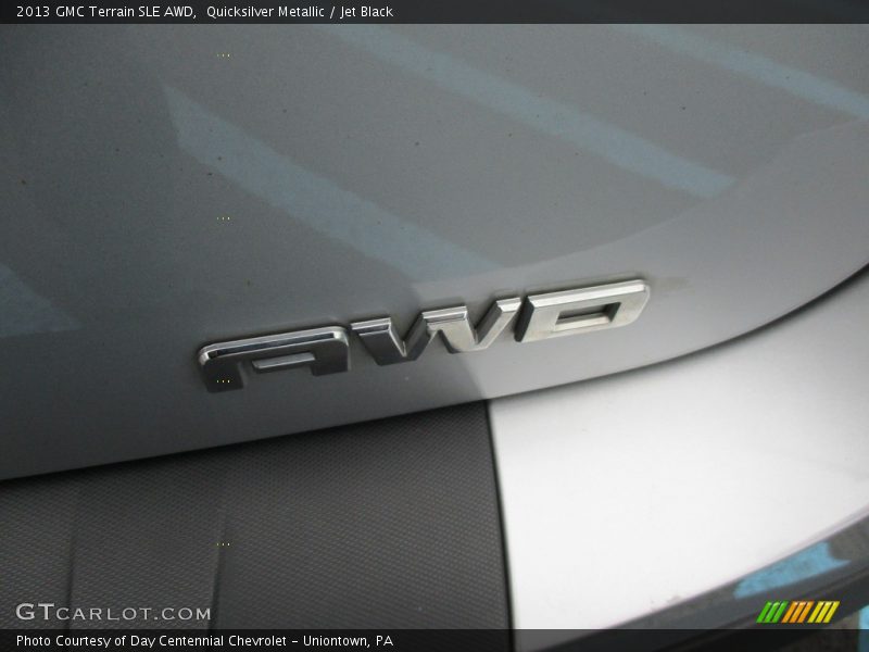 Quicksilver Metallic / Jet Black 2013 GMC Terrain SLE AWD