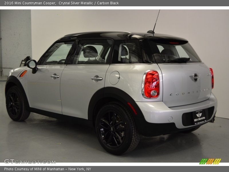 Crystal Silver Metallic / Carbon Black 2016 Mini Countryman Cooper