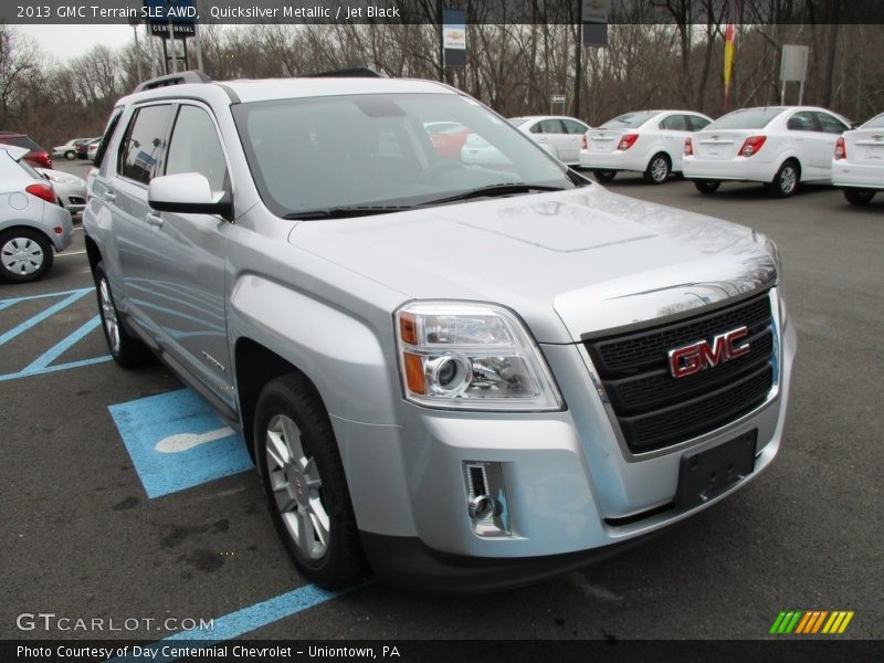 Quicksilver Metallic / Jet Black 2013 GMC Terrain SLE AWD