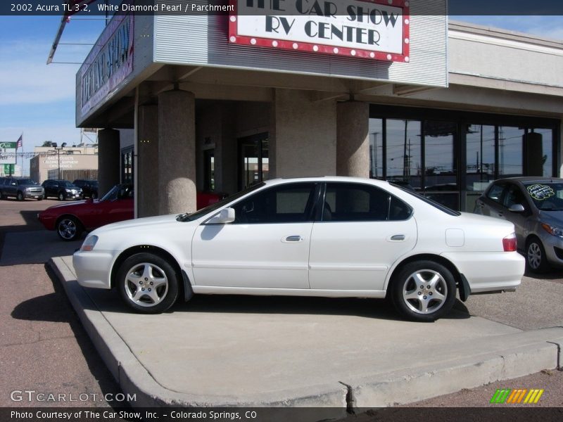 White Diamond Pearl / Parchment 2002 Acura TL 3.2