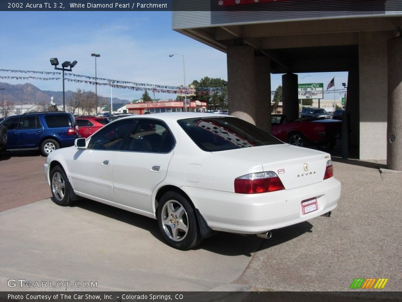 White Diamond Pearl / Parchment 2002 Acura TL 3.2