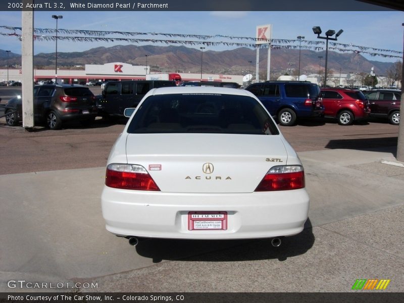 White Diamond Pearl / Parchment 2002 Acura TL 3.2