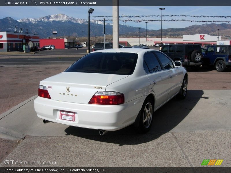 White Diamond Pearl / Parchment 2002 Acura TL 3.2