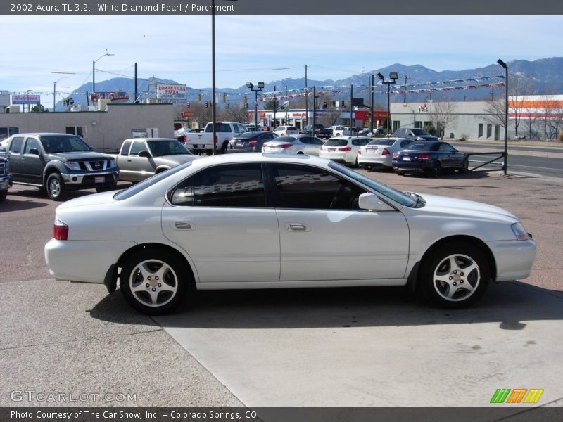 White Diamond Pearl / Parchment 2002 Acura TL 3.2