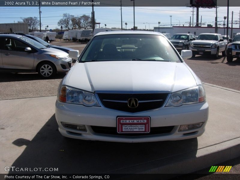 White Diamond Pearl / Parchment 2002 Acura TL 3.2