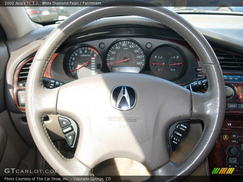 White Diamond Pearl / Parchment 2002 Acura TL 3.2