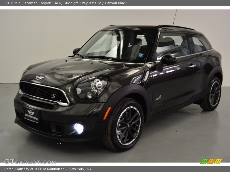 Midnight Gray Metallic / Carbon Black 2016 Mini Paceman Cooper S All4