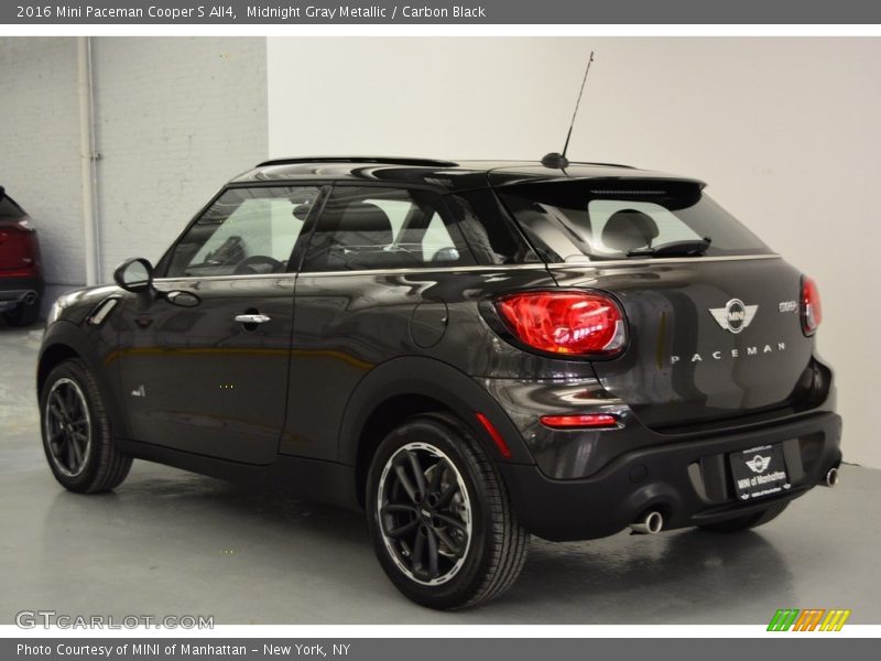 Midnight Gray Metallic / Carbon Black 2016 Mini Paceman Cooper S All4