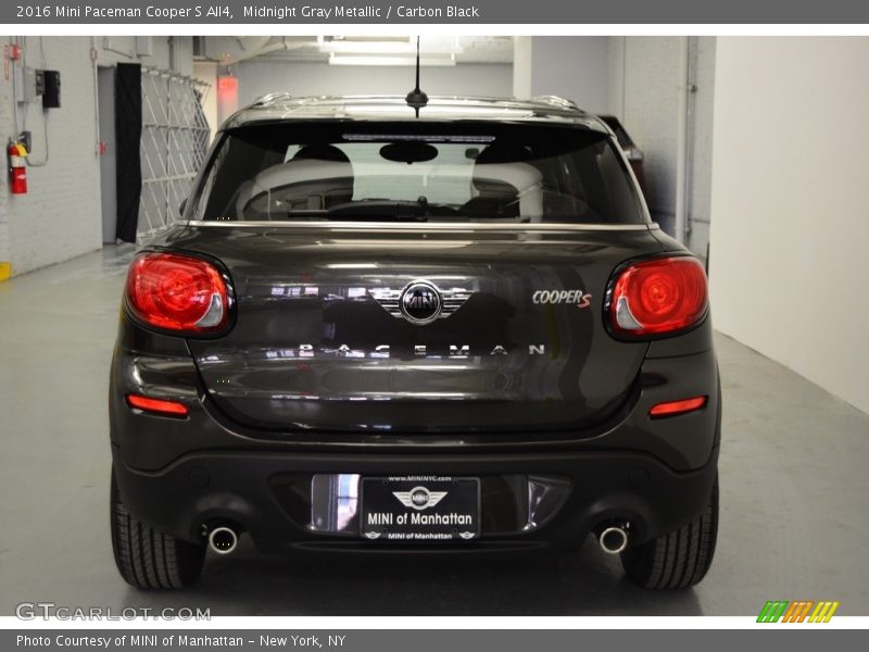 Midnight Gray Metallic / Carbon Black 2016 Mini Paceman Cooper S All4