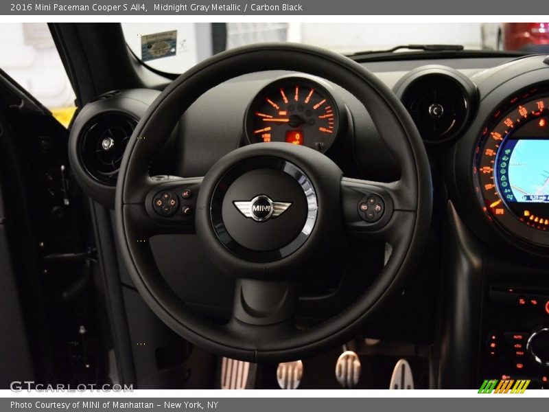 Midnight Gray Metallic / Carbon Black 2016 Mini Paceman Cooper S All4