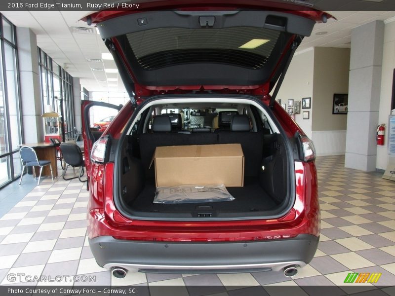 Ruby Red / Ebony 2016 Ford Edge Titanium