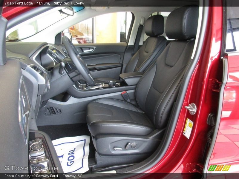 Ruby Red / Ebony 2016 Ford Edge Titanium