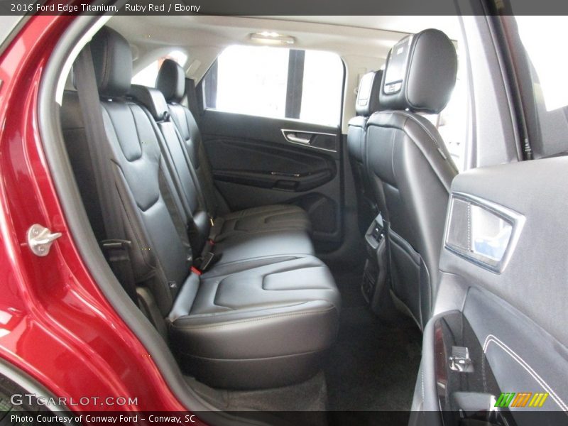 Ruby Red / Ebony 2016 Ford Edge Titanium