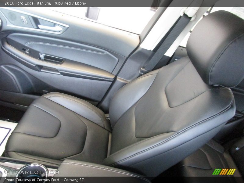 Ruby Red / Ebony 2016 Ford Edge Titanium