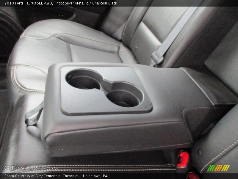 Ingot Silver Metallic / Charcoal Black 2010 Ford Taurus SEL AWD