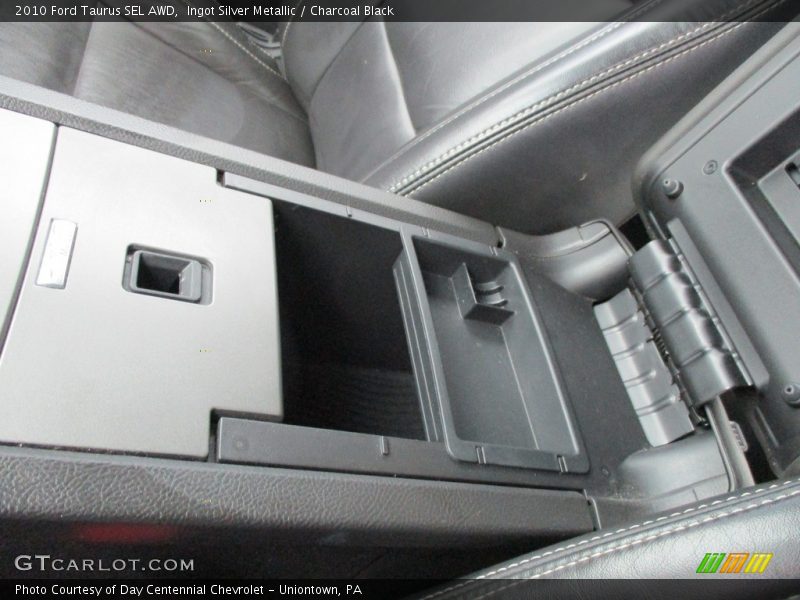 Ingot Silver Metallic / Charcoal Black 2010 Ford Taurus SEL AWD