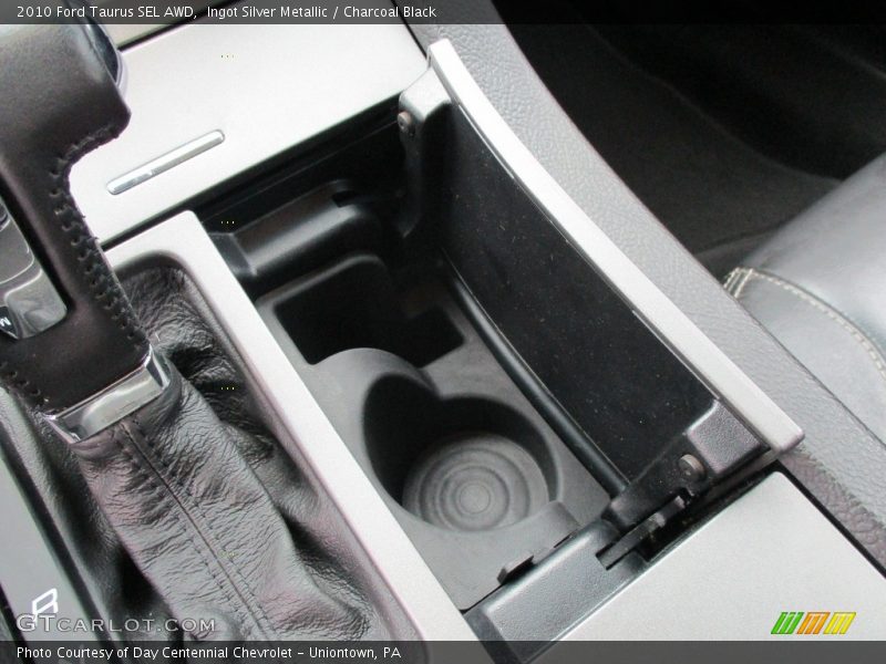 Ingot Silver Metallic / Charcoal Black 2010 Ford Taurus SEL AWD