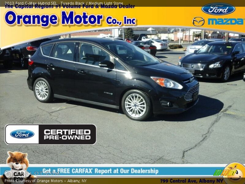 Tuxedo Black / Medium Light Stone 2013 Ford C-Max Hybrid SEL