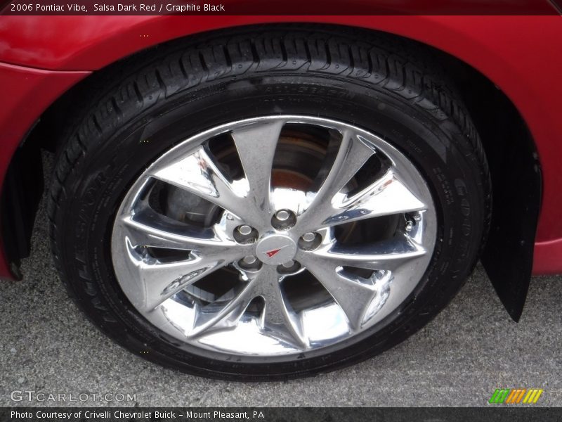 Salsa Dark Red / Graphite Black 2006 Pontiac Vibe