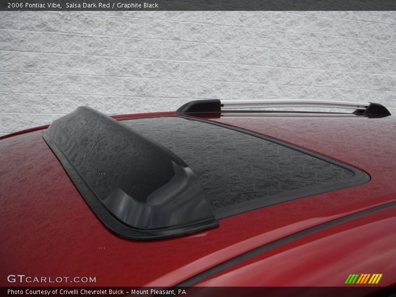 Salsa Dark Red / Graphite Black 2006 Pontiac Vibe