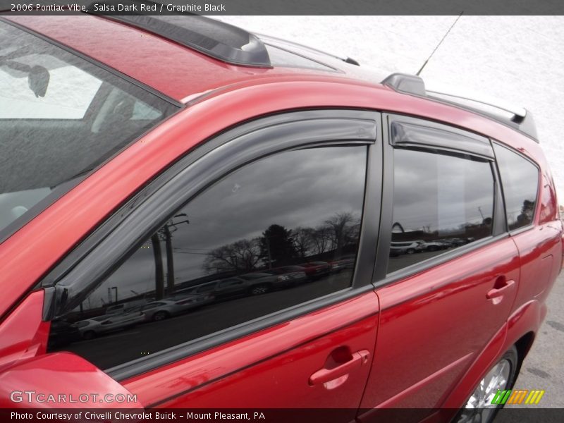 Salsa Dark Red / Graphite Black 2006 Pontiac Vibe