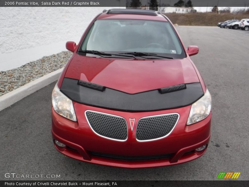 Salsa Dark Red / Graphite Black 2006 Pontiac Vibe