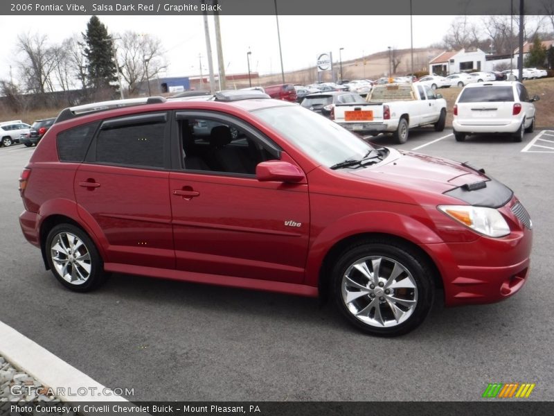 Salsa Dark Red / Graphite Black 2006 Pontiac Vibe