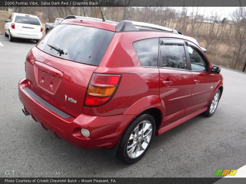 Salsa Dark Red / Graphite Black 2006 Pontiac Vibe