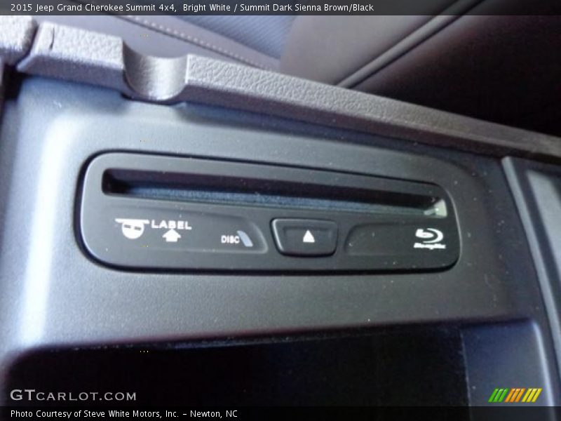 Bright White / Summit Dark Sienna Brown/Black 2015 Jeep Grand Cherokee Summit 4x4
