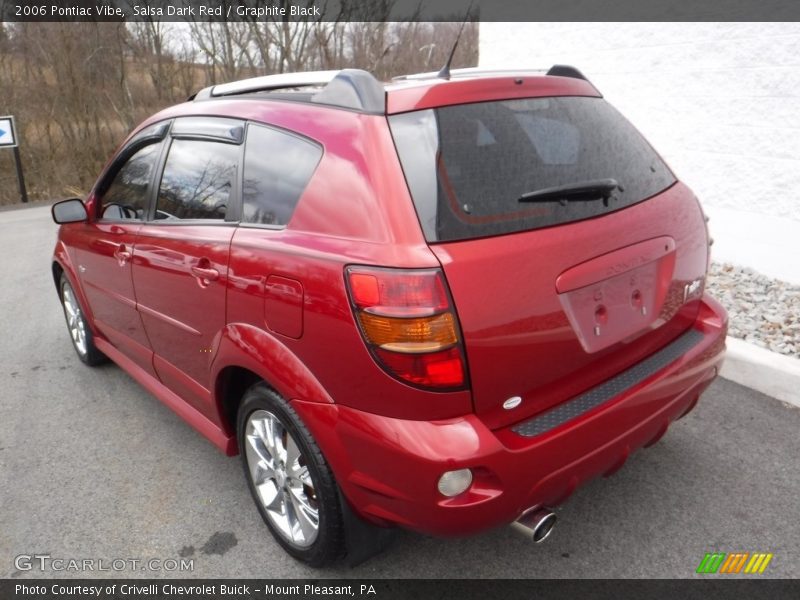 Salsa Dark Red / Graphite Black 2006 Pontiac Vibe