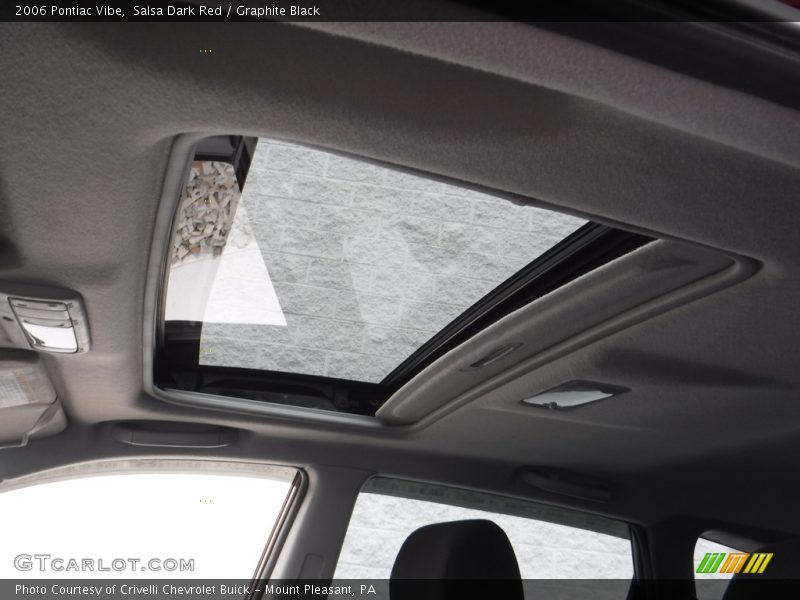 Salsa Dark Red / Graphite Black 2006 Pontiac Vibe