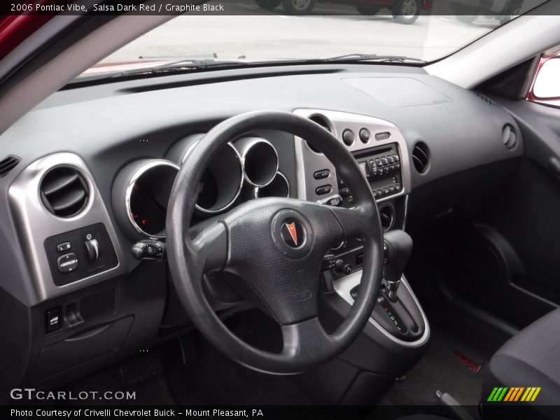 Salsa Dark Red / Graphite Black 2006 Pontiac Vibe