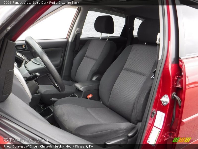 Salsa Dark Red / Graphite Black 2006 Pontiac Vibe