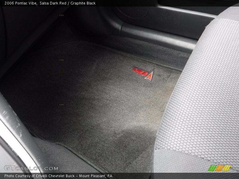Salsa Dark Red / Graphite Black 2006 Pontiac Vibe