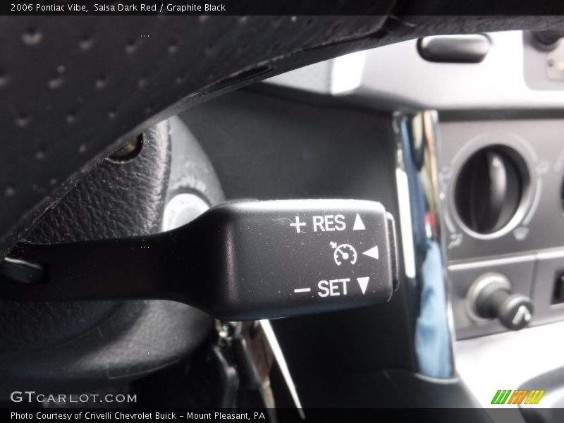 Salsa Dark Red / Graphite Black 2006 Pontiac Vibe