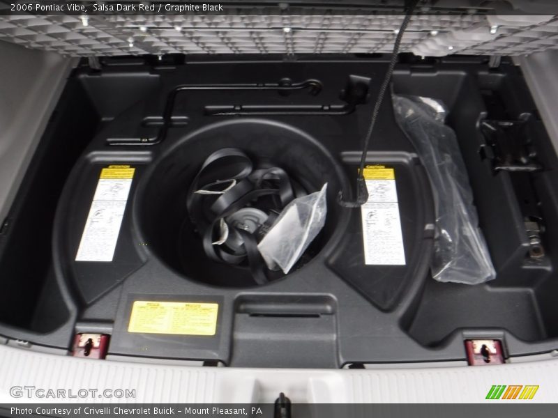 Salsa Dark Red / Graphite Black 2006 Pontiac Vibe