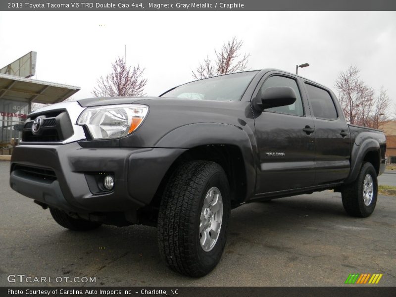 Magnetic Gray Metallic / Graphite 2013 Toyota Tacoma V6 TRD Double Cab 4x4