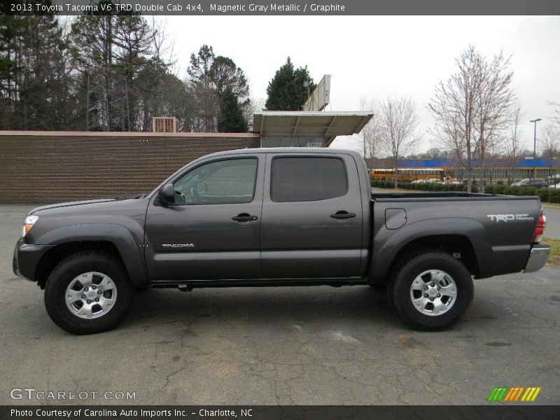 Magnetic Gray Metallic / Graphite 2013 Toyota Tacoma V6 TRD Double Cab 4x4