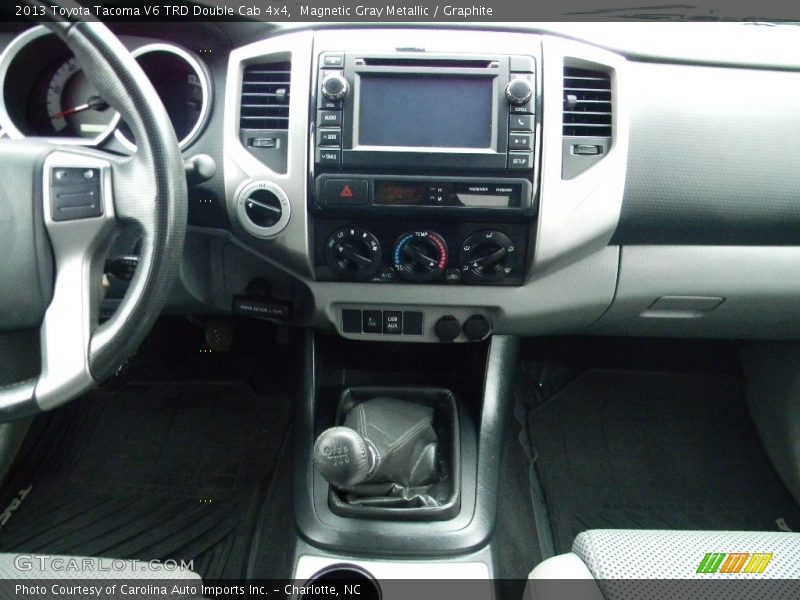 Magnetic Gray Metallic / Graphite 2013 Toyota Tacoma V6 TRD Double Cab 4x4