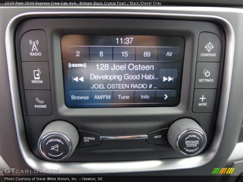 Brilliant Black Crystal Pearl / Black/Diesel Gray 2016 Ram 1500 Express Crew Cab 4x4
