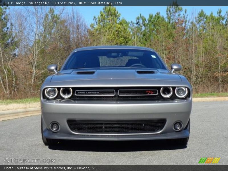 Billet Silver Metallic / Black 2016 Dodge Challenger R/T Plus Scat Pack