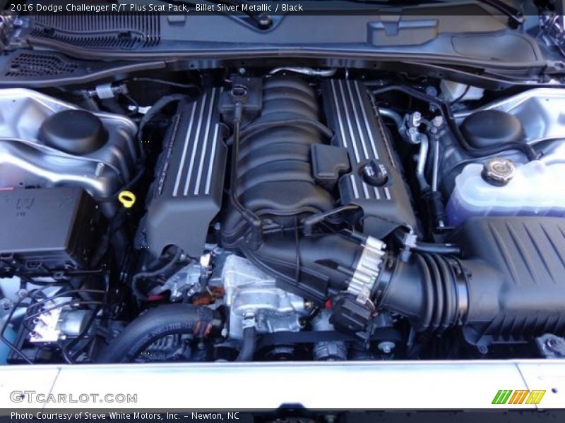 Billet Silver Metallic / Black 2016 Dodge Challenger R/T Plus Scat Pack