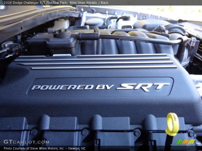 Billet Silver Metallic / Black 2016 Dodge Challenger R/T Plus Scat Pack