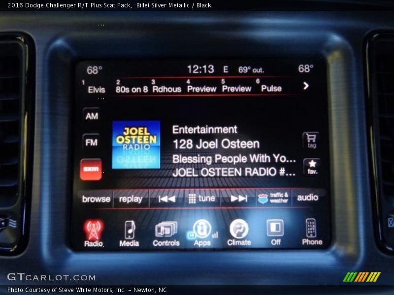 Billet Silver Metallic / Black 2016 Dodge Challenger R/T Plus Scat Pack