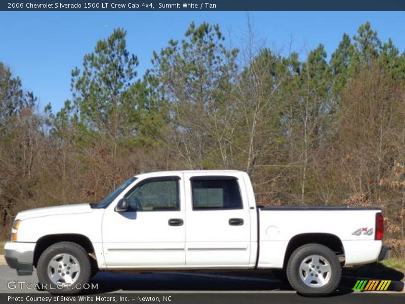 Summit White / Tan 2006 Chevrolet Silverado 1500 LT Crew Cab 4x4