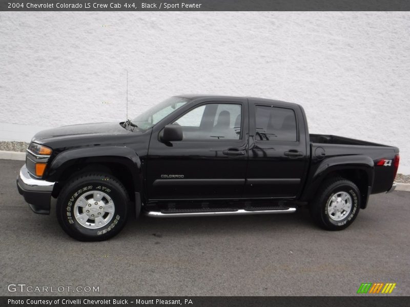 Black / Sport Pewter 2004 Chevrolet Colorado LS Crew Cab 4x4