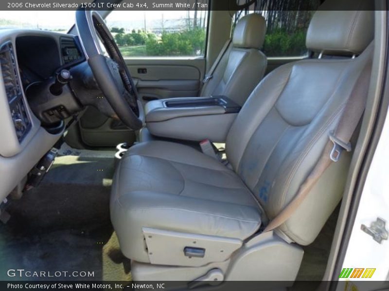 Summit White / Tan 2006 Chevrolet Silverado 1500 LT Crew Cab 4x4