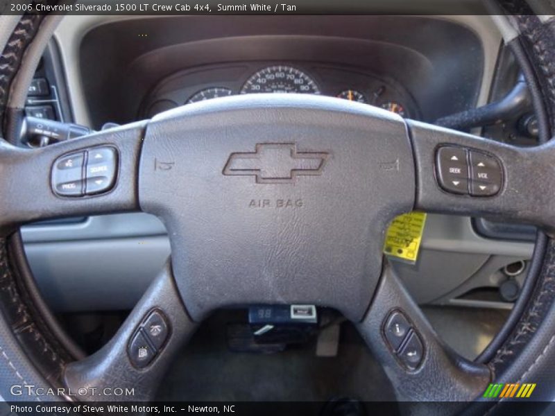 Summit White / Tan 2006 Chevrolet Silverado 1500 LT Crew Cab 4x4