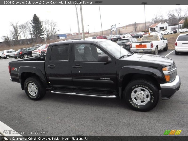 Black / Sport Pewter 2004 Chevrolet Colorado LS Crew Cab 4x4